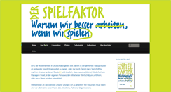 Desktop Screenshot of der-spielfaktor.com