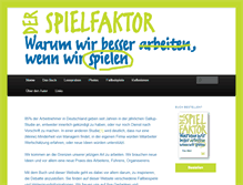 Tablet Screenshot of der-spielfaktor.com